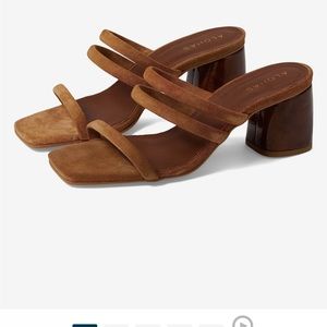 Aloha Indiana suede block heel size 37.